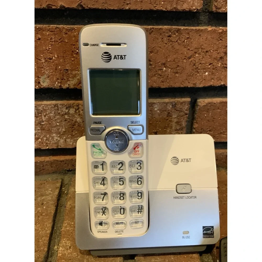 AT&T Handset Cordless Phone EL51203‎ Replacement Phone, Dock, & Power Cord